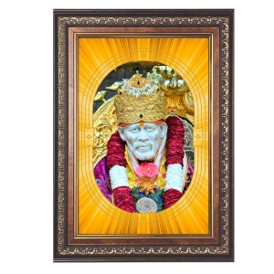 Shirdi Sai Baba Spiritual Guru Digital Photo In Designer Frame, Size 12x18 Inch | Hindu Religious Picture For Home Temple, Office & Gift | Wall Art & Pooja Decor (F10465) Shirdi Sai Baba Spiritual Guru Digital Photo In Designer Frame, Size 12x18 Inch | Hindu Religious Picture For Home Temple, Office & Gift | Wall Art & Pooja Decor (F10465)