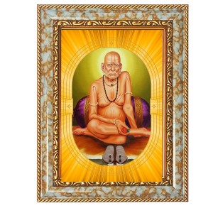 Shri Swami Samarth Spiritual Guru Digital Photo In Designer Frame, Size 8x12 Inch | Hindu Religious Picture For Home Temple, Office & Gift | Wall Art & Pooja Decor (F10493) Shri Swami Samarth Spiritual Guru Digital Photo In Designer Frame, Size 8x12 Inch | Hindu Religious Picture For Home Temple, Office & Gift | Wall Art & Pooja Decor (F10493)