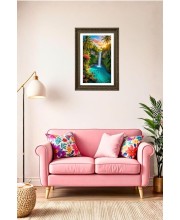 Vertical16X24 Inches Frame Big Photo Frame - 20x28 Inches For Home,Temple & Office Decoration (F10863)