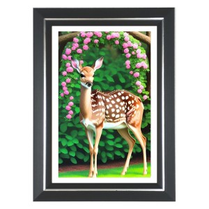 Deer Photo Wall & Table Frame | 10x14 Inch Black Designer | Perfect For Gifting & Home Decor (F9635) Deer Photo Wall & Table Frame | 10x14 Inch Black Designer | Perfect For Gifting & Home Decor (F9635)