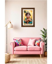 Vertical16X24 Inches Frame Big Photo Frame - 20x28 Inches For Home,Temple & Office Decoration (F10934)