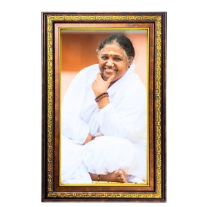 Sri Mata Amritanandamayi Devi Digital Golden Balck Color Photo Frame | Hindu Religious Wall Decor | 10x16 Inches - Inspirational Wall Art For Office, Home Decor - Ideal Spiritual Gift (F16633) Sri Mata Amritanandamayi Devi Digital Golden Balck Color Photo Frame | Hindu Religious Wall Decor | 10x16 Inches - Inspirational Wall Art For Office, Home Decor - Ideal Spiritual Gift (F16633)
