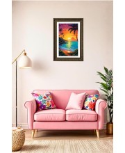 Vertical16X24 Inches Frame Big Photo Frame - 20x28 Inches For Home,Temple & Office Decoration (F10864)