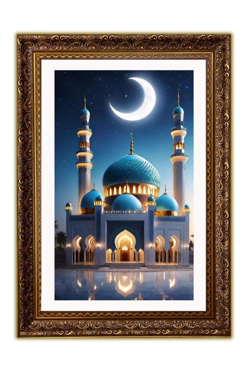 Vertical16X24 Inches Frame Big Photo Frame - 20x28 Inches For Home,Temple & Office Decoration (F10946)
