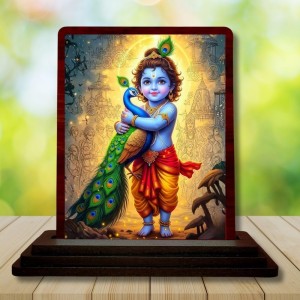 Car Desk/Table Top Lord Karthikeya Wooden Photo Stand 3x4 Inches, Compact & Stylish Spiritual Display For Car, Home & Office (Pack Of 1) (F14250) Car Desk/Table Top Lord Karthikeya Wooden Photo Stand 3x4 Inches, Compact & Stylish Spiritual Display For Car, Home & Office (Pack Of 1) (F14250)