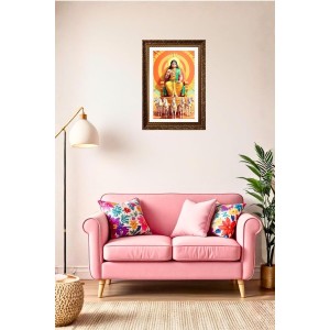 Vertical16X24 Inches Frame Big Photo Frame - 20x28 Inches For Home,Temple & Office Decoration (F10916)