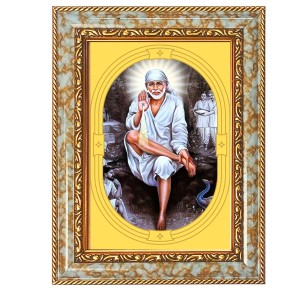 Shirdi Sai Baba Spiritual Guru Digital Photo In Designer Frame, Size 16x20 Inch | Hindu Religious Picture For Home Temple, Office & Gift | Wall Art & Pooja Decor (F10423) Shirdi Sai Baba Spiritual Guru Digital Photo In Designer Frame, Size 16x20 Inch | Hindu Religious Picture For Home Temple, Office & Gift | Wall Art & Pooja Decor (F10423)