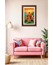 Vertical16X24 Inches Frame Big Photo Frame - 20x28 Inches For Home,Temple & Office Decoration (F10931)
