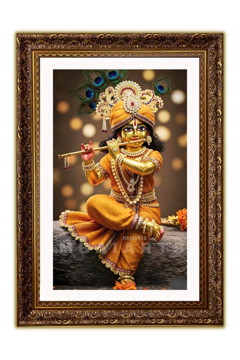 Vertical16X24 Inches Frame Big Photo Frame - 20x28 Inches For Home,Temple & Office Decoration (F10943)
