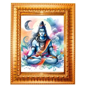 Divine Krishna Golden Designer Photo Frame | 14x18 Inch Religious Wall Hanging Frame For Home, Office Decoration and Spiritual Gift Item (M4) Divine Krishna Golden Designer Photo Frame | 14x18 Inch Religious Wall Hanging Frame For Home, Office Decoration and Spiritual Gift Item (M4)