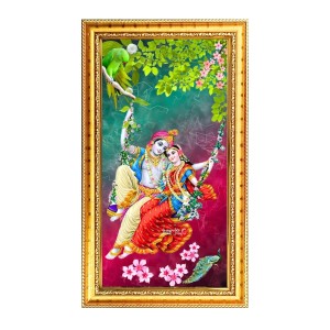 Divine Radha Krishna Digital Golden Color Photo Frame | Hindu Religious Wall Decor | 12x19 Inches - Inspirational Wall Art For Office, Home Decor - Ideal Spiritual Gift (F10337) Divine Radha Krishna Digital Golden Color Photo Frame | Hindu Religious Wall Decor | 12x19 Inches - Inspirational Wall Art For Office, Home Decor - Ideal Spiritual Gift (F10337)