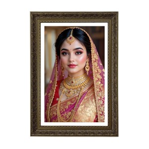 A Bride Woman Big Photo Frame - 20x28 Inches For Home,Temple & Office Decoration (F11073) A Bride Woman Big Photo Frame - 20x28 Inches For Home,Temple & Office Decoration (F11073)