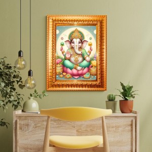Lord Shiva Golden Designer Photo Frame | 14x18 Inch Religious Wall Hanging Frame For Home, Office Decoration and Spiritual Gift Item (M2) Lord Shiva Golden Designer Photo Frame | 14x18 Inch Religious Wall Hanging Frame For Home, Office Decoration and Spiritual Gift Item (M2)