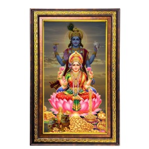 Goddess Lakshmi Digital Golden Balck Color Photo Frame | Hindu Religious Wall Decor | 10x16 Inches - Inspirational Wall Art For Office, Home Decor - Ideal Spiritual Gift (F16651) Goddess Lakshmi Digital Golden Balck Color Photo Frame | Hindu Religious Wall Decor | 10x16 Inches - Inspirational Wall Art For Office, Home Decor - Ideal Spiritual Gift (F16651)