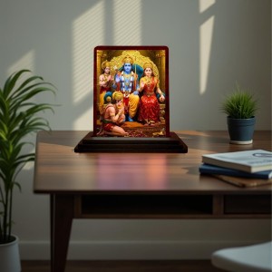 Car Desk/Table Top Lord Rama Sita Wooden Photo Stand 3x4 Inches, Compact & Stylish Spiritual Display For Car, Home & Office (Pack Of 1) (F14445) Car Desk/Table Top Lord Rama Sita Wooden Photo Stand 3x4 Inches, Compact & Stylish Spiritual Display For Car, Home & Office (Pack Of 1) (F14445)
