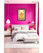 Maa Lakhsmi Big Photo Frame - 20x28 Inches For Home,Temple & Office Decoration (F10747)