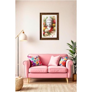 Vertical16X24 Inches Frame Big Photo Frame - 20x28 Inches For Home,Temple & Office Decoration (F10917)