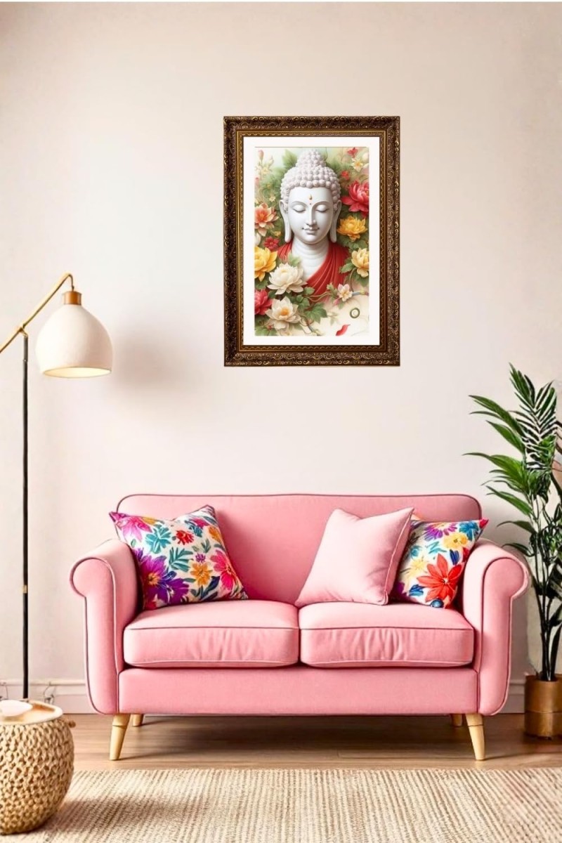 Vertical16X24 Inches Frame Big Photo Frame - 20x28 Inches For Home,Temple & Office Decoration (F10917)