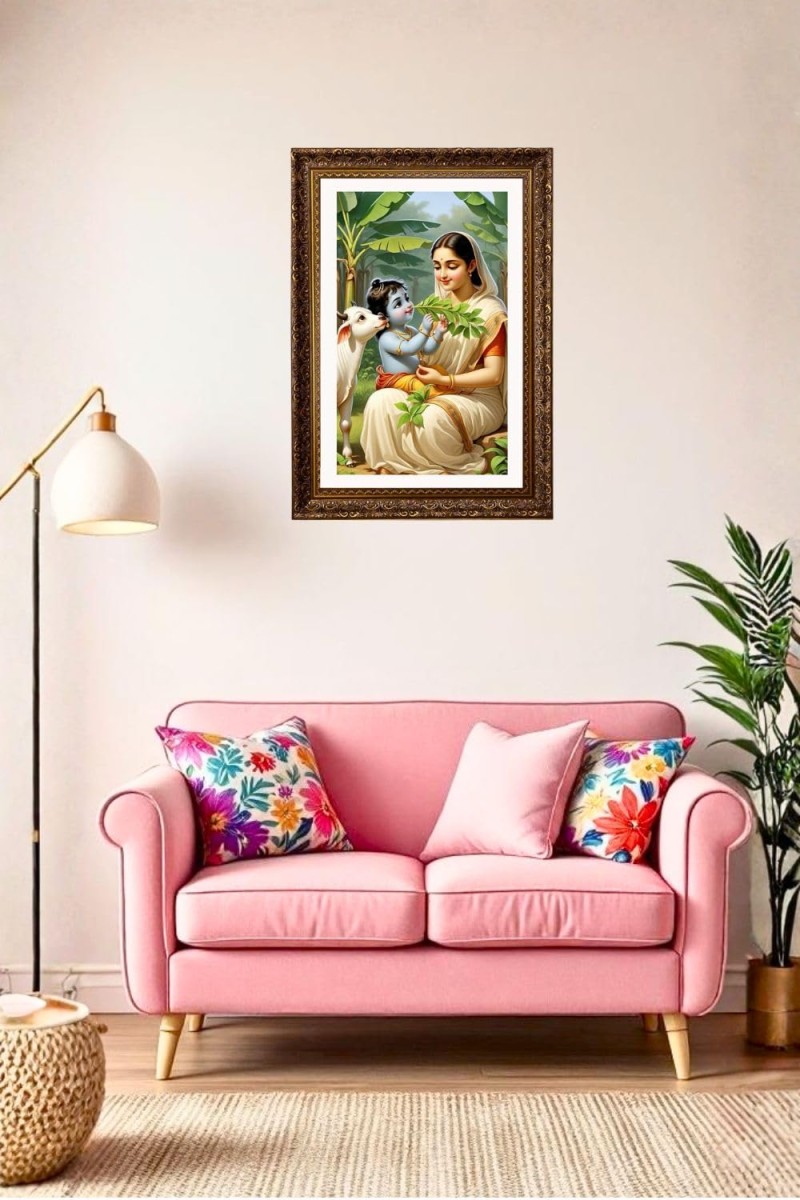 Vertical16X24 Inches Frame Big Photo Frame - 20x28 Inches For Home,Temple & Office Decoration (F10965)
