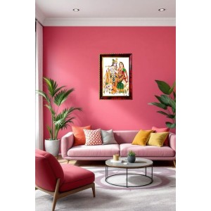 Radha Krishna Photo Frame For Wall & Table | 7x9 Inch Golden Cherry Finish | Decorative Radha Krishna Photo Frame For Home, Office & Pooja Room (F11393) Radha Krishna Photo Frame For Wall & Table | 7x9 Inch Golden Cherry Finish | Decorative Radha Krishna Photo Frame For Home, Office & Pooja Room (F11393)