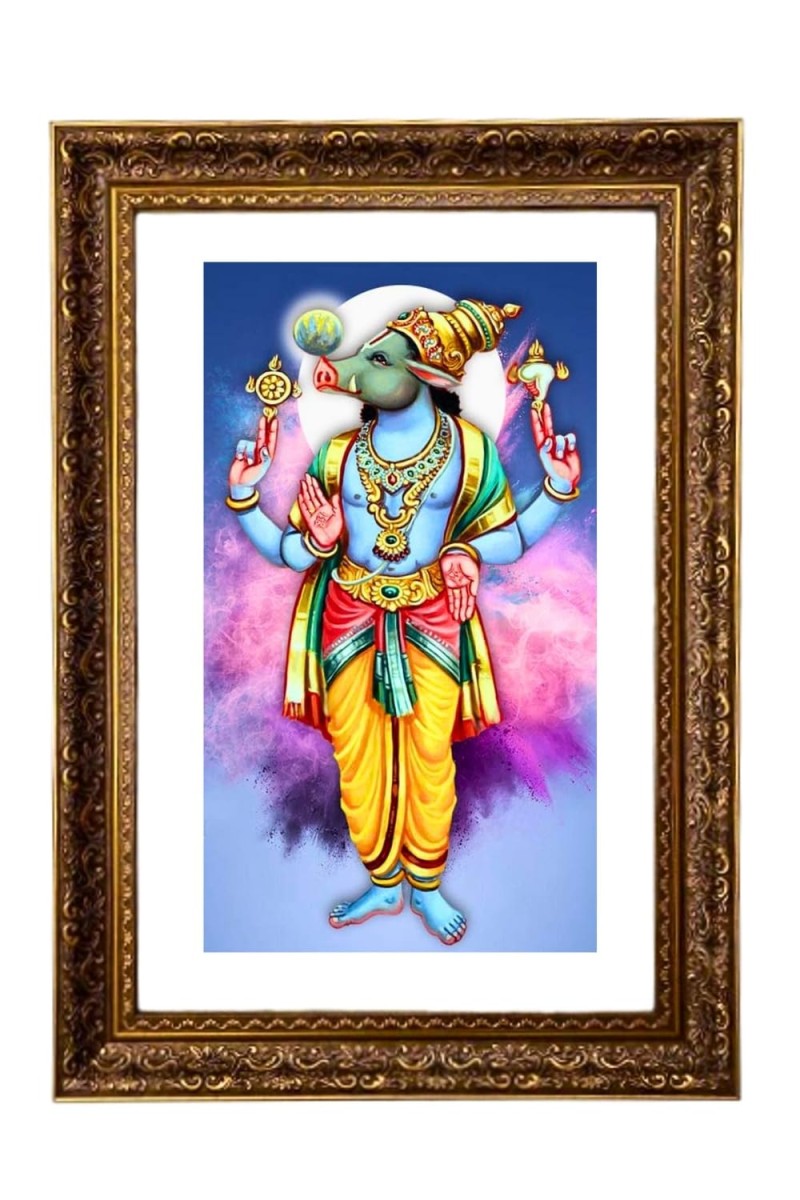 Vertical16X24 Inches Frame Big Photo Frame - 20x28 Inches For Home,Temple & Office Decoration (F10991)