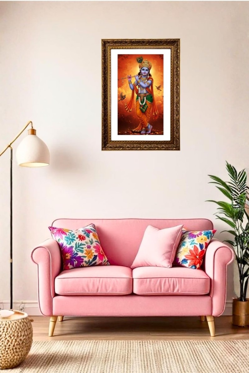 Vertical16X24 Inches Frame Big Photo Frame - 20x28 Inches For Home,Temple & Office Decoration (F10982)