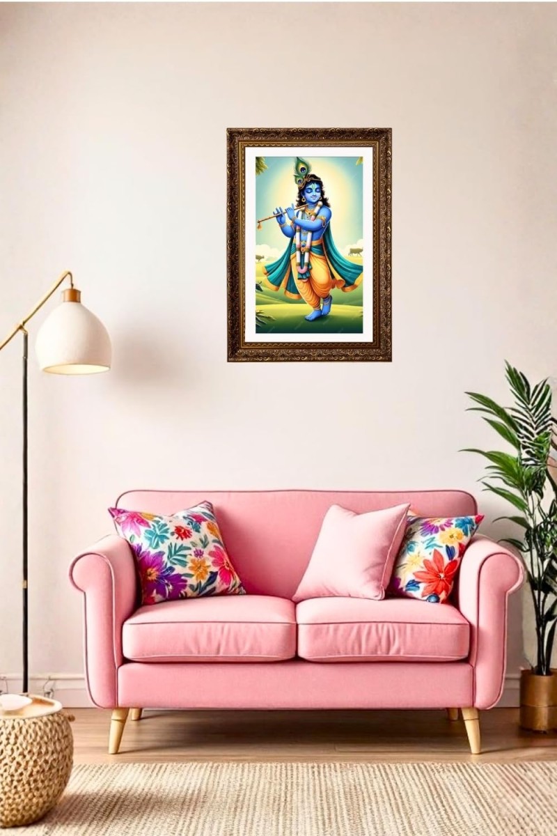 Vertical16X24 Inches Frame Big Photo Frame - 20x28 Inches For Home,Temple & Office Decoration (F10898)