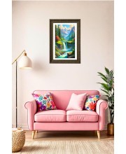 Vertical16X24 Inches Frame Big Photo Frame - 20x28 Inches For Home,Temple & Office Decoration (F10871)