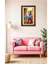 Vertical16X24 Inches Frame Big Photo Frame - 20x28 Inches For Home,Temple & Office Decoration (F10955)