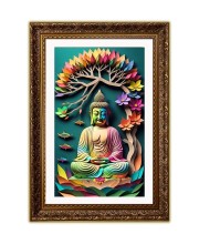 Vertical16X24 Inches Frame Big Photo Frame - 20x28 Inches For Home,Temple & Office Decoration (F10911)