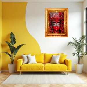 Maa Tara Golden Designer Photo Frame | 10x14 Inch Religious Wall Hanging Frame For Home & Office Decoration | Hindu Deity Spiritual Gift Item Maa Tara Golden Designer Photo Frame | 10x14 Inch Religious Wall Hanging Frame For Home & Office Decoration | Hindu Deity Spiritual Gift Item