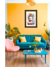 Vertical16X24 Inches Frame Big Photo Frame - 20x28 Inches For Home,Temple & Office Decoration (F10823)