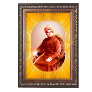 Swami Vivekananda Spiritual Guru Digital Photo In Designer Frame, Size 12x18 Inch | Hindu Religious Picture For Home Temple, Office & Gift | Wall Art & Pooja Decor (F10470) Swami Vivekananda Spiritual Guru Digital Photo In Designer Frame, Size 12x18 Inch | Hindu Religious Picture For Home Temple, Office & Gift | Wall Art & Pooja Decor (F10470)