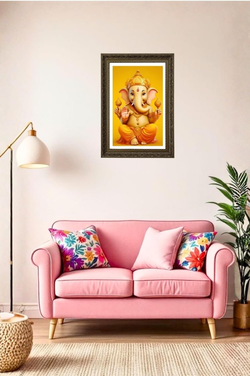 Vertical16X24 Inches Frame Big Photo Frame - 20x28 Inches For Home,Temple & Office Decoration (F10958)