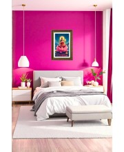Maa Lakmi Big Photo Frame - 20x28 Inches For Home,Temple & Office Decoration (F10723)