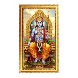 Jai Shree Ram Digital Golden Color Photo Frame | Hindu Religious Wall Decor | 12x19 Inches - Inspirational Wall Art For Office, Home Decor - Ideal Spiritual Gift (F10299) Jai Shree Ram Digital Golden Color Photo Frame | Hindu Religious Wall Decor | 12x19 Inches - Inspirational Wall Art For Office, Home Decor - Ideal Spiritual Gift (F10299)
