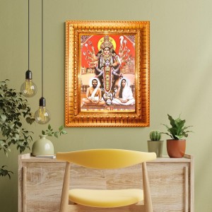 Sri Sarada Devi,Ramakrishna Golden Designer Photo Frame | 14x18 Inch Religious Wall Hanging Frame For Home & Office Decoration | Hindu Deity Spiritual Gift Item Sri Sarada Devi,Ramakrishna Golden Designer Photo Frame | 14x18 Inch Religious Wall Hanging Frame For Home & Office Decoration | Hindu Deity Spiritual Gift Item