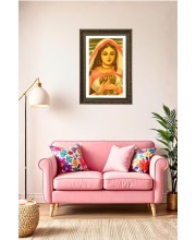 Vertical16X24 Inches Frame Big Photo Frame - 20x28 Inches For Home,Temple & Office Decoration (F10841)