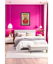 Maa Lakhsmi Big Photo Frame - 20x28 Inches For Home,Temple & Office Decoration (F10666)