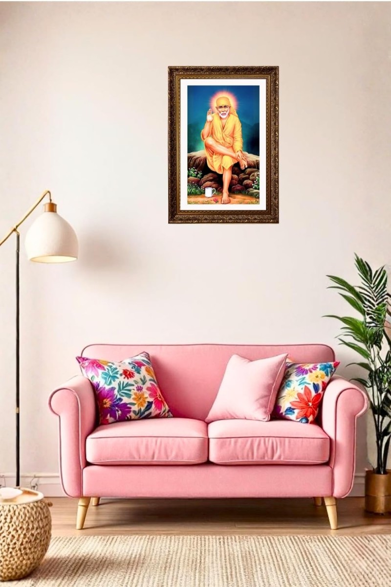 Vertical16X24 Inches Frame Big Photo Frame - 20x28 Inches For Home,Temple & Office Decoration (F10903)