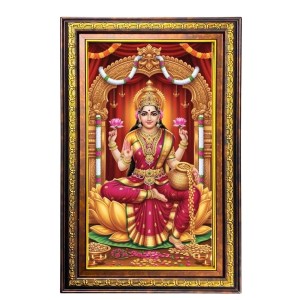 Goddess Lakshmi Digital Golden Balck Color Photo Frame | Hindu Religious Wall Decor | 10x16 Inches - Inspirational Wall Art For Office, Home Decor - Ideal Spiritual Gift (F16495) Goddess Lakshmi Digital Golden Balck Color Photo Frame | Hindu Religious Wall Decor | 10x16 Inches - Inspirational Wall Art For Office, Home Decor - Ideal Spiritual Gift (F16495)