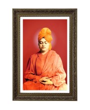 Swami Vivekananda Big Photo Frame - 20x28 Inches For Home,Temple & Office Decoration (F11076)