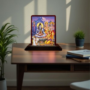 Car Desk/Table Top Lord Shiva Wooden Photo Stand 3x4 Inches, Compact & Stylish Spiritual Display For Car, Home & Office (Pack Of 1) (F14292) Car Desk/Table Top Lord Shiva Wooden Photo Stand 3x4 Inches, Compact & Stylish Spiritual Display For Car, Home & Office (Pack Of 1) (F14292)