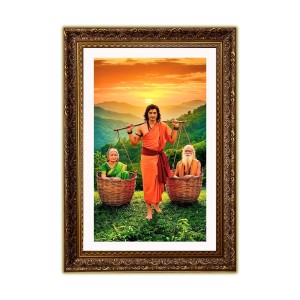 Vertical16X24 Inches Frame Big Photo Frame - 20x28 Inches For Home,Temple & Office Decoration (F10931)