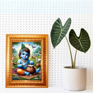 Lord Gautam Buddha Golden Designer Photo Frame | 14x18 Inch Religious Wall Hanging Frame For Home, Office Decoration and Spiritual Gift Item (M2) Lord Gautam Buddha Golden Designer Photo Frame | 14x18 Inch Religious Wall Hanging Frame For Home, Office Decoration and Spiritual Gift Item (M2)