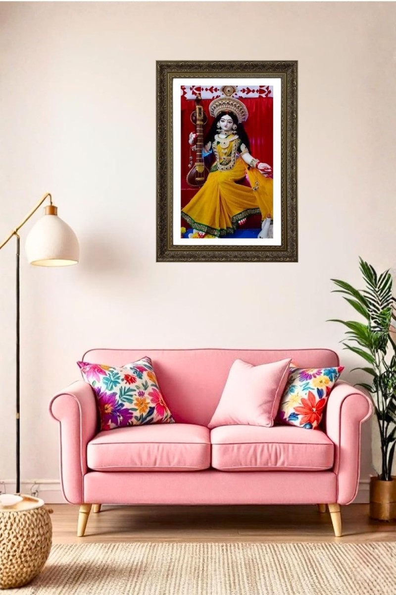 Vertical16X24 Inches Frame Big Photo Frame - 20x28 Inches For Home,Temple & Office Decoration (F10819)
