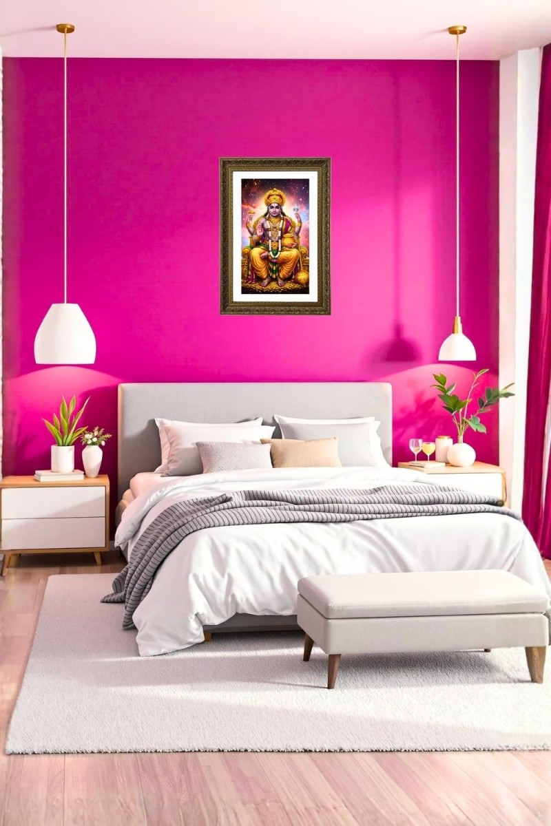Kubera Big Photo Frame - 20x28 Inches For Home,Temple & Office Decoration (F10657)