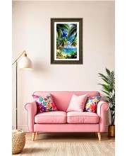 Vertical16X24 Inches Frame Big Photo Frame - 20x28 Inches For Home,Temple & Office Decoration (F10866)