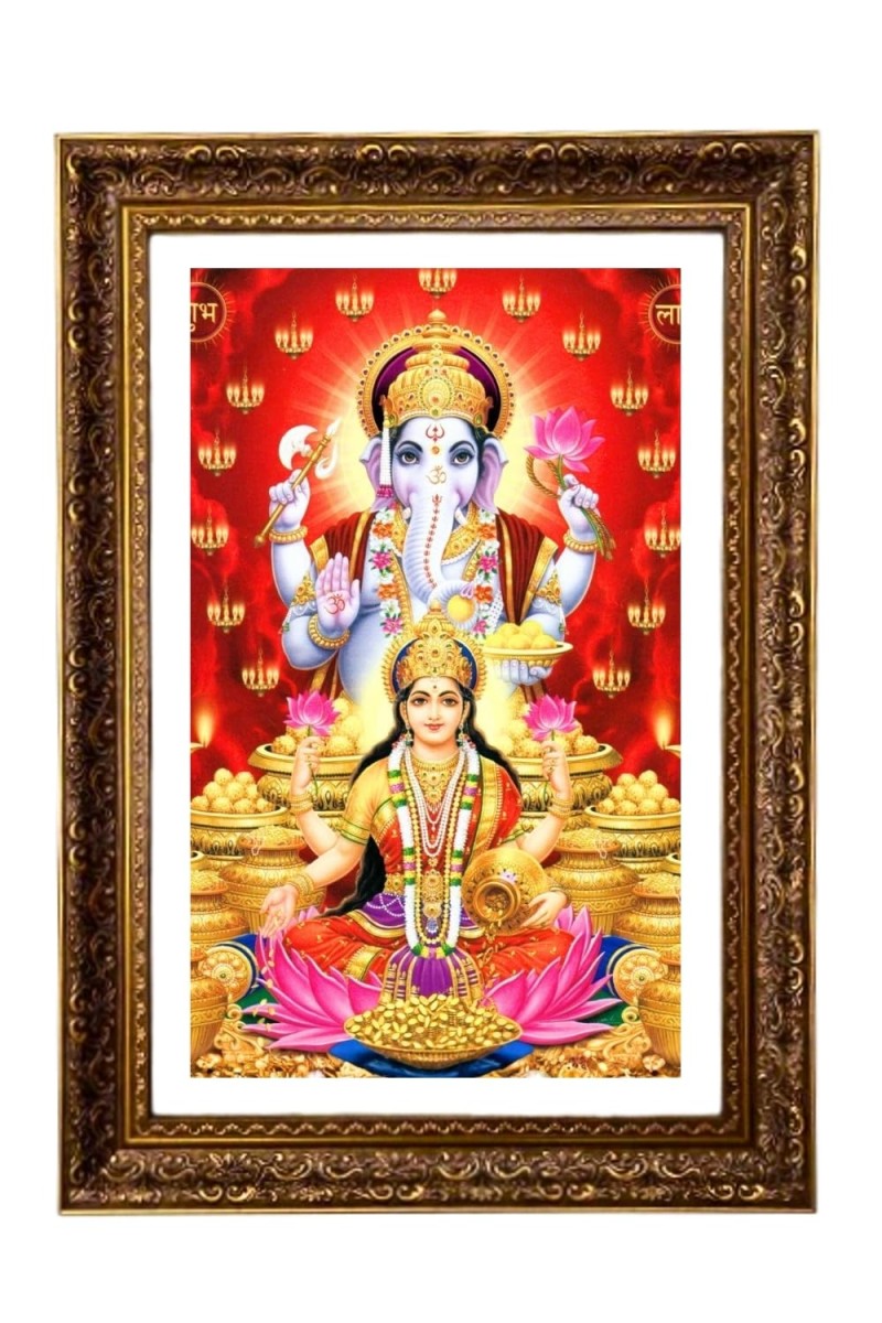 Vertical16X24 Inches Frame Big Photo Frame - 20x28 Inches For Home,Temple & Office Decoration (F10985)