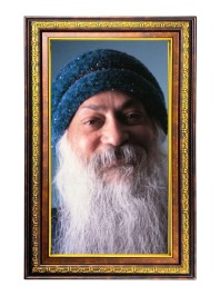 Oshoo Digital Golden Balck Color Photo Frame | Hindu Religious Wall Decor | 10x16 Inches - Inspirational Wall Art For Office, Home Decor - Ideal Spiritual Gift (F16513)